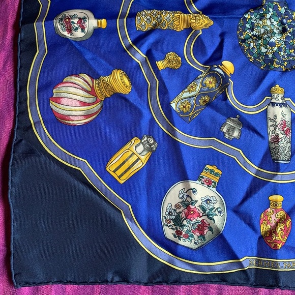 ❤️Hermès Perfume Bottle Silk Square Scarf! - Picture 7 of 10